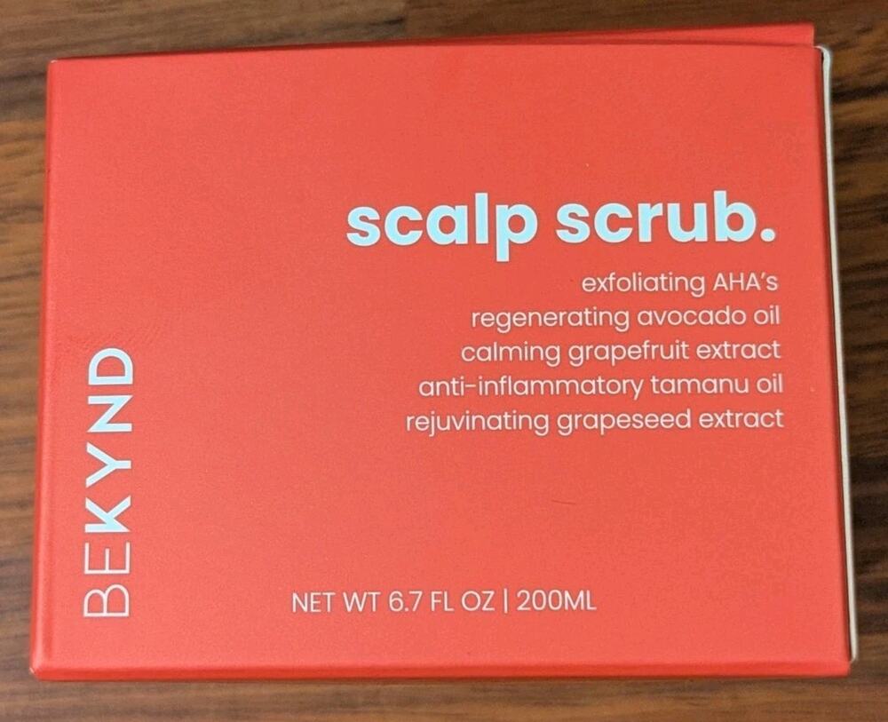 BeKynd Beauty Revive Restore Exfoliating Scalp Scrub 6.7 oz 200ml Vegan